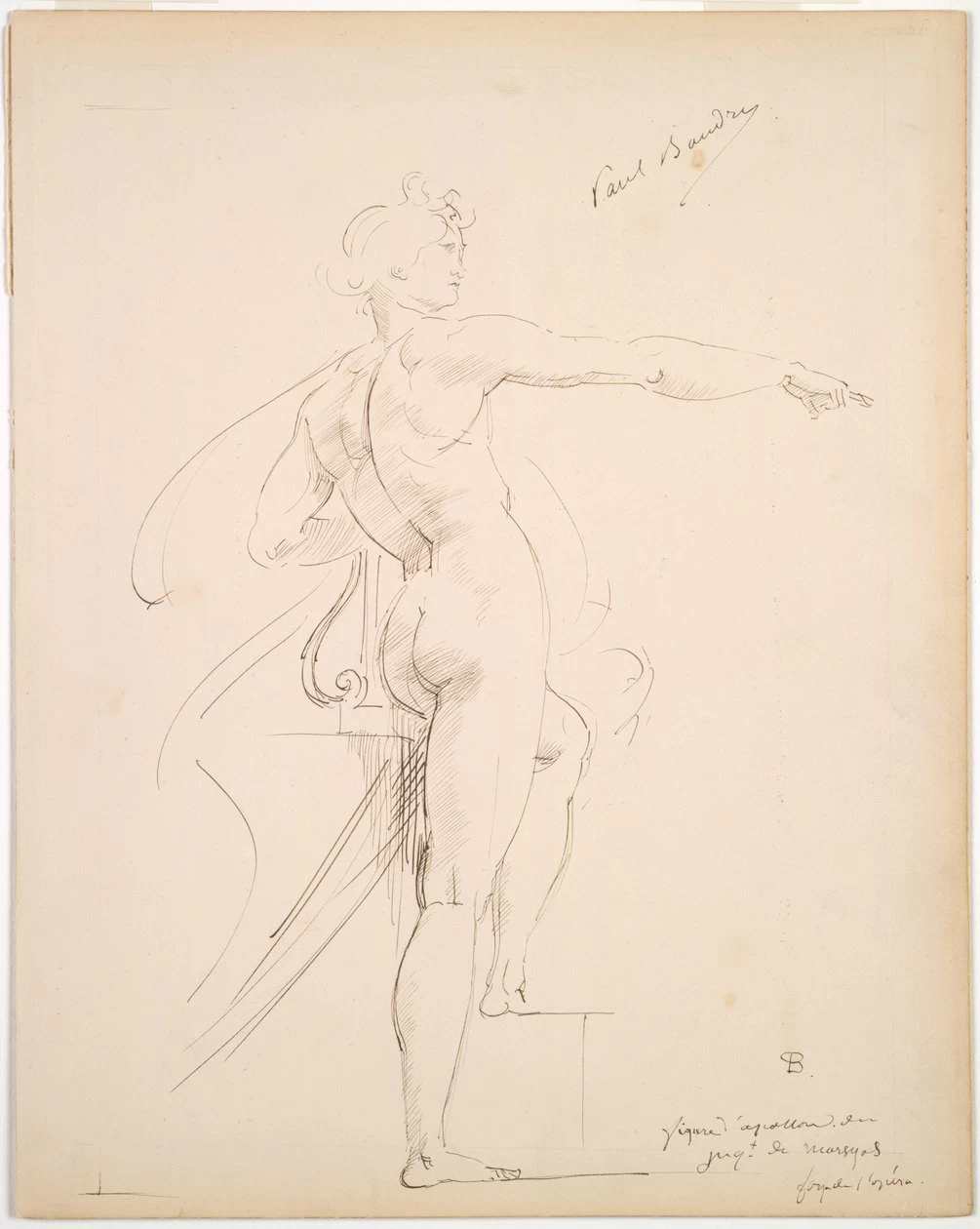 Paul Baudry - tudio di Apollo per Marsia